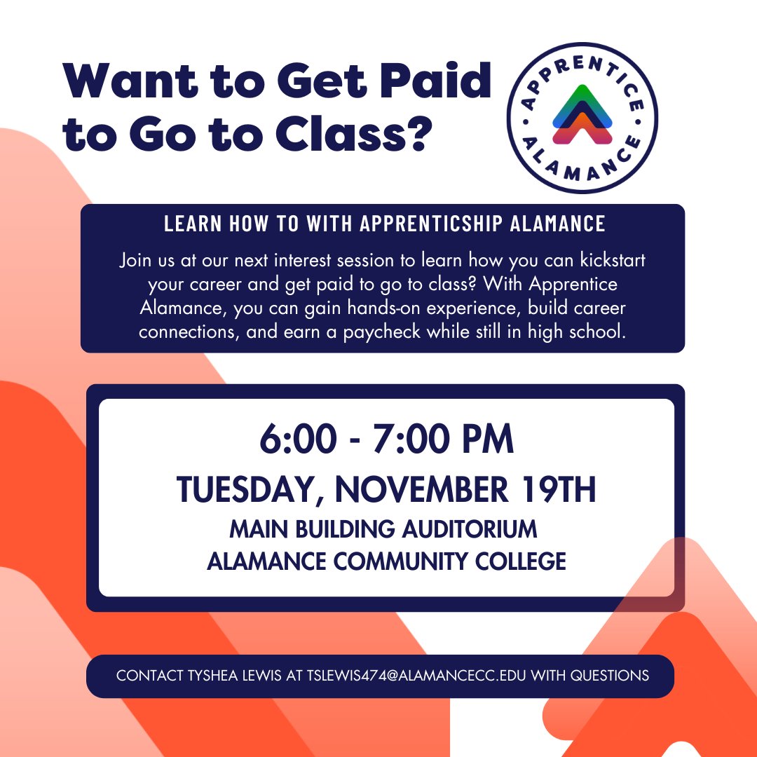 Apprentice Alamance tweet media