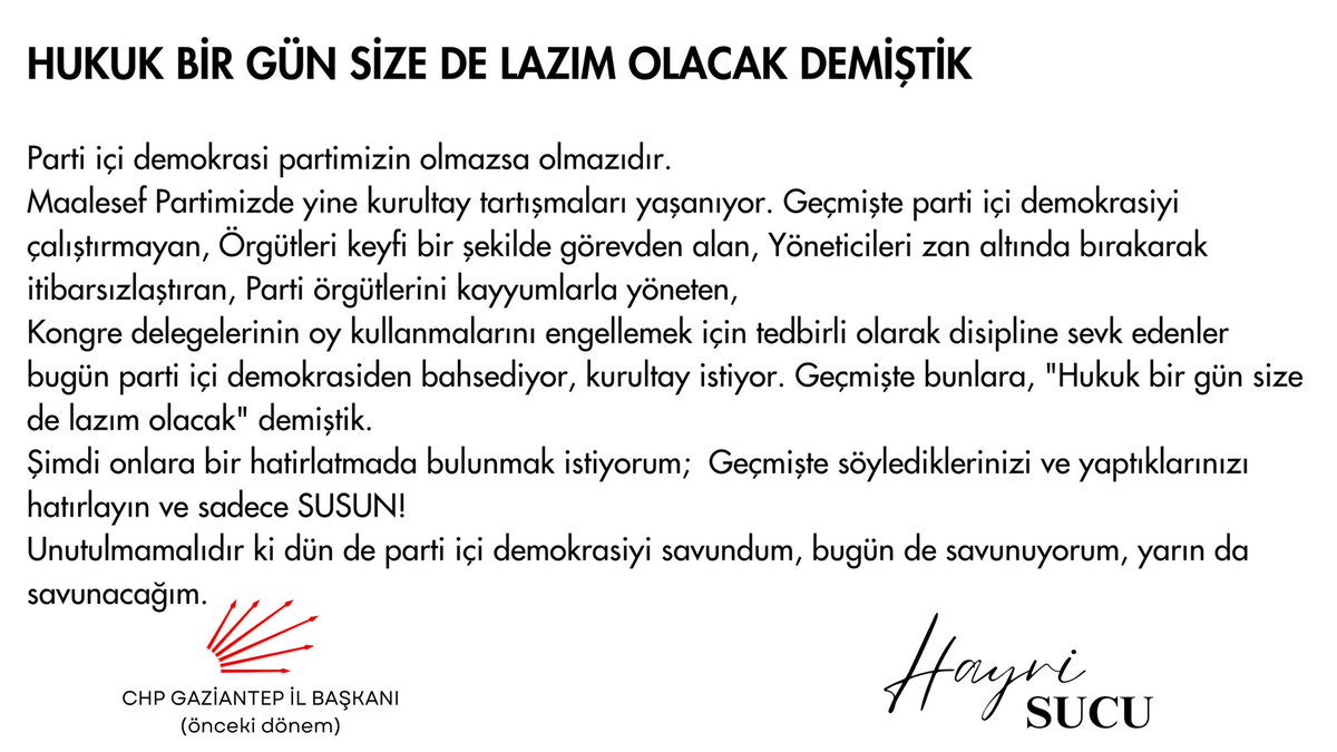 Hayri Sucu (@hayrisucuchp) on Twitter photo 