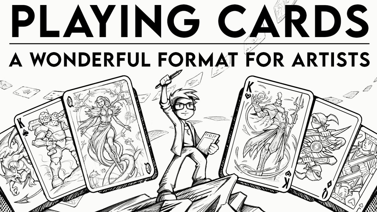 art_of_li's tweet photo. https://t.co/M8XakzcGNW
Hi everyone! I've produced my FIRST long form YouTube video. I was honestly quite shocked to see that there were virtually zero videos on the topic of playing cards as an amazing format that speaks directly to artists... https://t.co/pf0Gg6hTBy