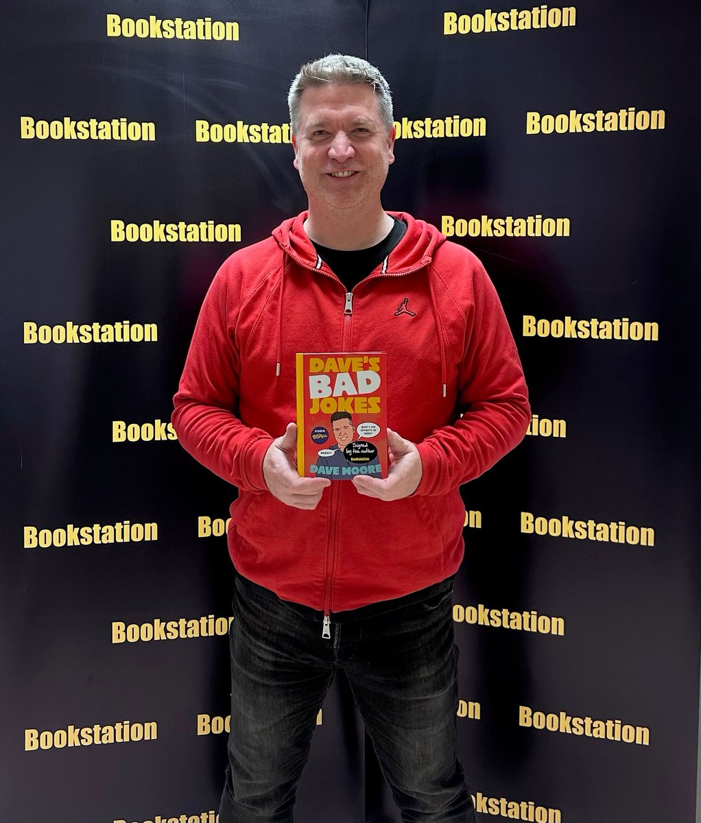 bookstationireland (@bookstationeire) on Twitter photo Do you love the bad jokes segment on the Today FM morning show? 😂
Good news, not only do we have copies of #DavesBadJokes in-store and online, but we have SIGNED copies too. The perfect Christmas gift for fans of the show. 🎁
Thanks so much for dropping by <a href="/davetodayfm/">Dave Moore</a>! Do you love the bad jokes segment on the Today FM morning show? 😂
Good news, not only do we have copies of #DavesBadJokes in-store and online, but we have SIGNED copies too. The perfect Christmas gift for fans of the show. 🎁
Thanks so much for dropping by <a href="/davetodayfm/">Dave Moore</a>!