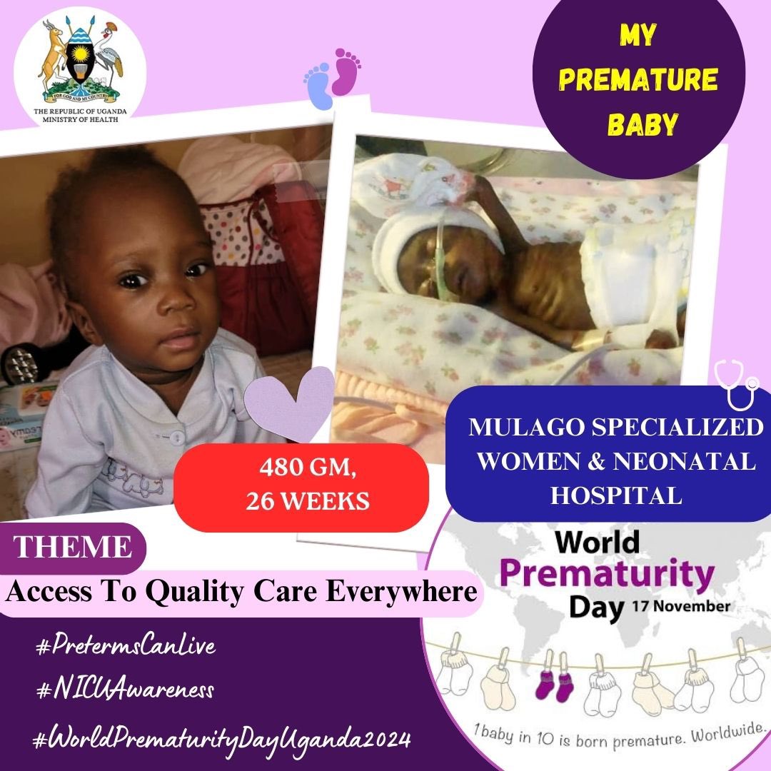 NasmecUG's tweet photo. This is the smallest little angel to have survived prematurity from Mulago Specialized Hospital @MulagoSWNH
Raise your hand hero!
#PretermsCanLive
@MinofHealthUG https://t.co/A4sCdCBvcY