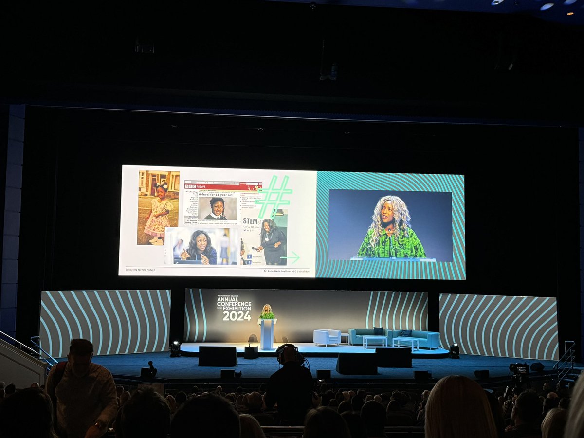 What a start to the <a href="/AoC_info/">Association of Colleges (AoC)</a> Conference. <a href="/AoCDavidH/">David Hughes CBE</a> sharing his personal motivation for our sector, <a href="/Jacqui_Smith1/">Jacqui Smith</a> on her desire to work with our sector, <a href="/martyneoliver/">Sir Martyn Oliver</a> recognising the potential of our sector and <a href="/aimafidon/">She's in CTRL - OUT NOW - Anne-Marie Imafidon</a> on the power of curiosity. Just wow! #AoCConf2024