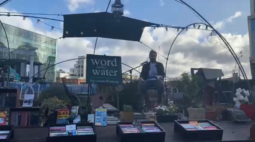 A good day at Word on the Water today. Thank you to everyone who came and bought a book. I’ll be back tomorrow from 1-3 again if you couldn’t make it. 
#booklaunch #London