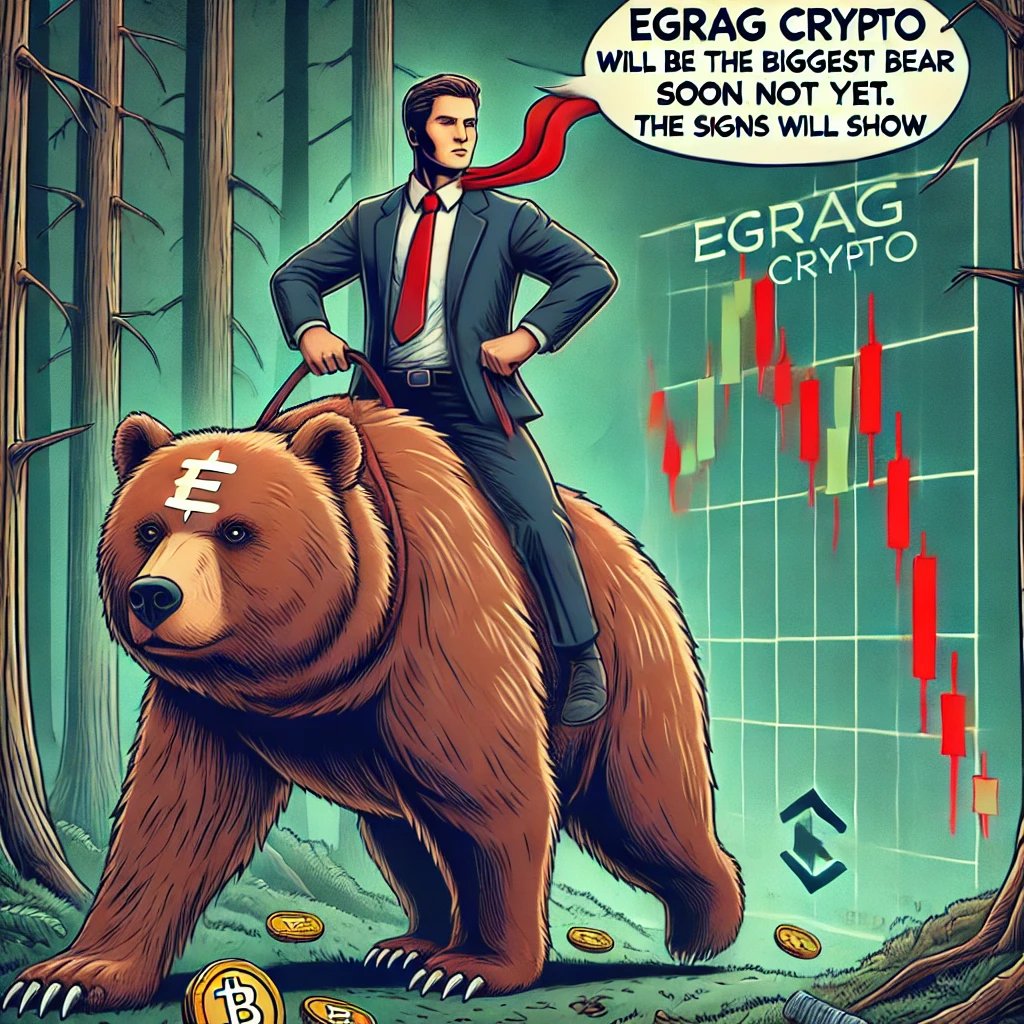 egragcrypto's tweet photo. #Bull’s Farewell: Soon, I’ll Be the Biggest #Bear:
Soon, I'll be shifting from being the biggest #PERMABULL to the biggest #PERMABEAR 🐻.
We’re still early, but it's essential you know a change is coming. Cycles are everything in this space; knowing when to rotate and adapt can be the difference between winning and losing.
⚠️ Please be careful! ⚠️
Recently, I noticed that many #BTC maxis are suddenly pushing #Altcoins and making big bets from profits they’ve stacked up. They can afford this risk—you might not be able to. Injecting fresh money now is risky. 🚨
Just today, I analyzed the activity of 20 #BTC maxis, and 19 of them are hyping altcoins with phrases like:
1️⃣ “7 new #Altcoins that could make you millions! 💸” 2️⃣ “These #Altcoins are about to explode! 💥”
3️⃣ “Invest $1,000 and get 1,000x returns! 💰”
4️⃣ “Your chance to become a millionaire! 📈”
5️⃣ “It’s now or never! #Alts are going to the moon! 🚀”
Let’s be realistic, you had two years to buy, now is the time to think about selling, not buying. Don't get caught up in the hype. We saw this in 2018, 2021, and even in #BTC’s first cycle in 2013. History has a habit of repeating itself.
📊 I’ll be reposting my old charts and sharing my past predictions to give you a better perspective on what’s coming. As we reach upward targets, I’ll keep you updated on projects I'm personally invested in and those I’m eyeing for the next cycle.
Yes, you heard it right, next cycle. The end of this one is just around the corner, so get ready for what's next!
💬 I'm here to share insights and help. If you find value in my posts, welcome aboard! If not, feel free to move on.
In the next few months, you’ll either change your life—and the lives of future generations, or you’ll get #REKT, forced to start learning, grinding, and building all over again. Don’t fuck it up.