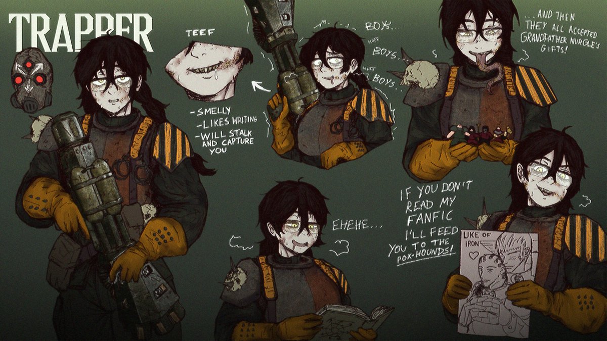 iaArt1's tweet image. save me darktide trapper ... darktide trapper save me #warhammer40k #WarhammerCommunity