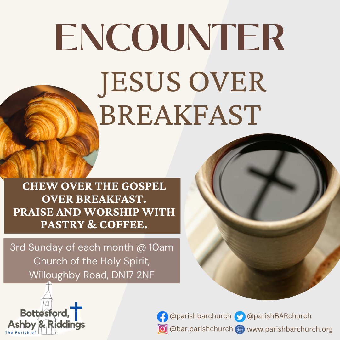 This Sunday: Church of the Holy Spirit on Willoughby Rd - chat about the gospel over fresh coffee, good tea, &amp; pastries. St Peter's - traditional act of Holy Communion in  Church. St Paul's - worship band &amp; lay ministry team lead worship. Or come to Dwell Service. #trychurch