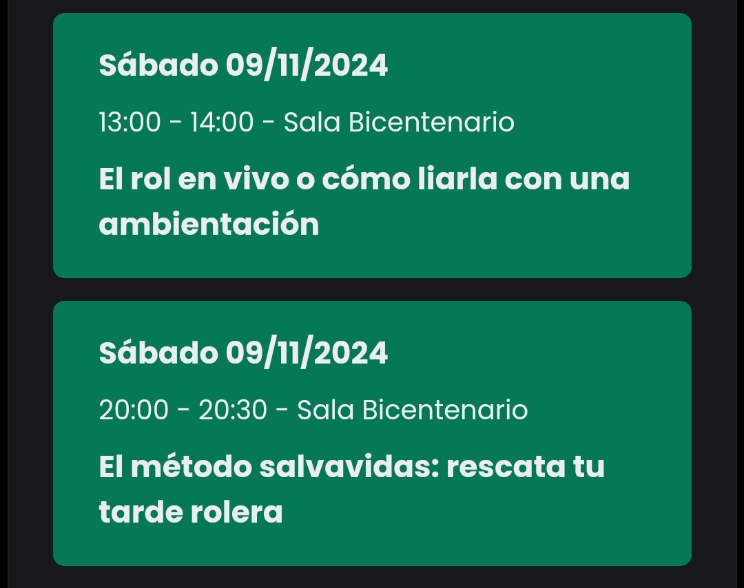 Este fin de semana la mayoría del equipo de la Oasis estuvimos en la Hispacon de la Isla (vergüenza sobre nuestra vaca por no hacernos una foto todes) y organizamos dos charlas.