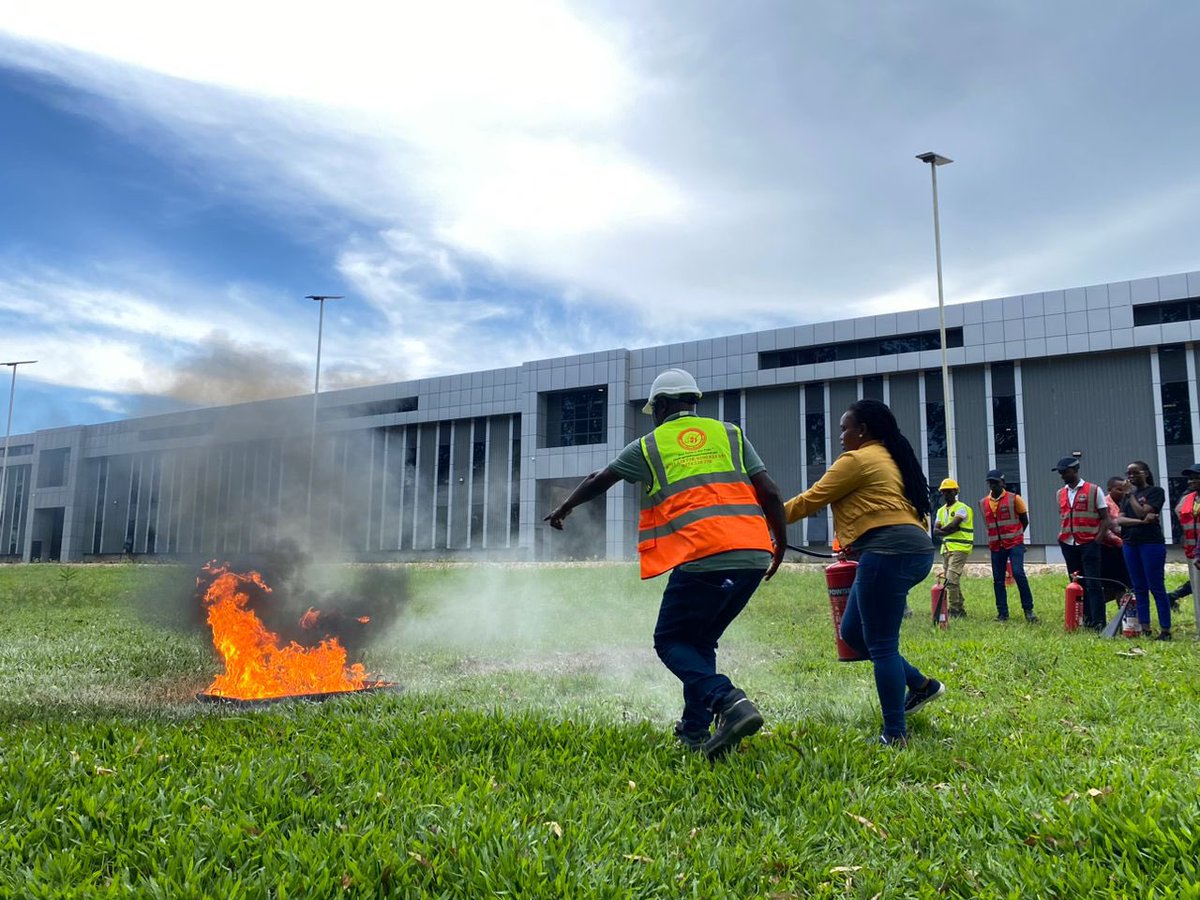 KiiraMotors's tweet photo. DRILLS: 

Firefighting skills empower women in manufacturing plants to enhance safety and respond to emergencies. https://t.co/fsETLuFfcA