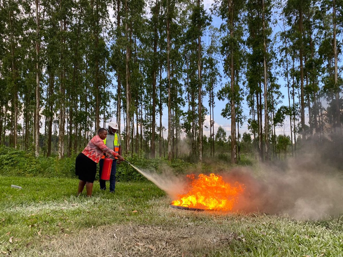 DRILLS: 

Firefighting skills empower women in manufacturing plants to enhance safety and respond to emergencies.