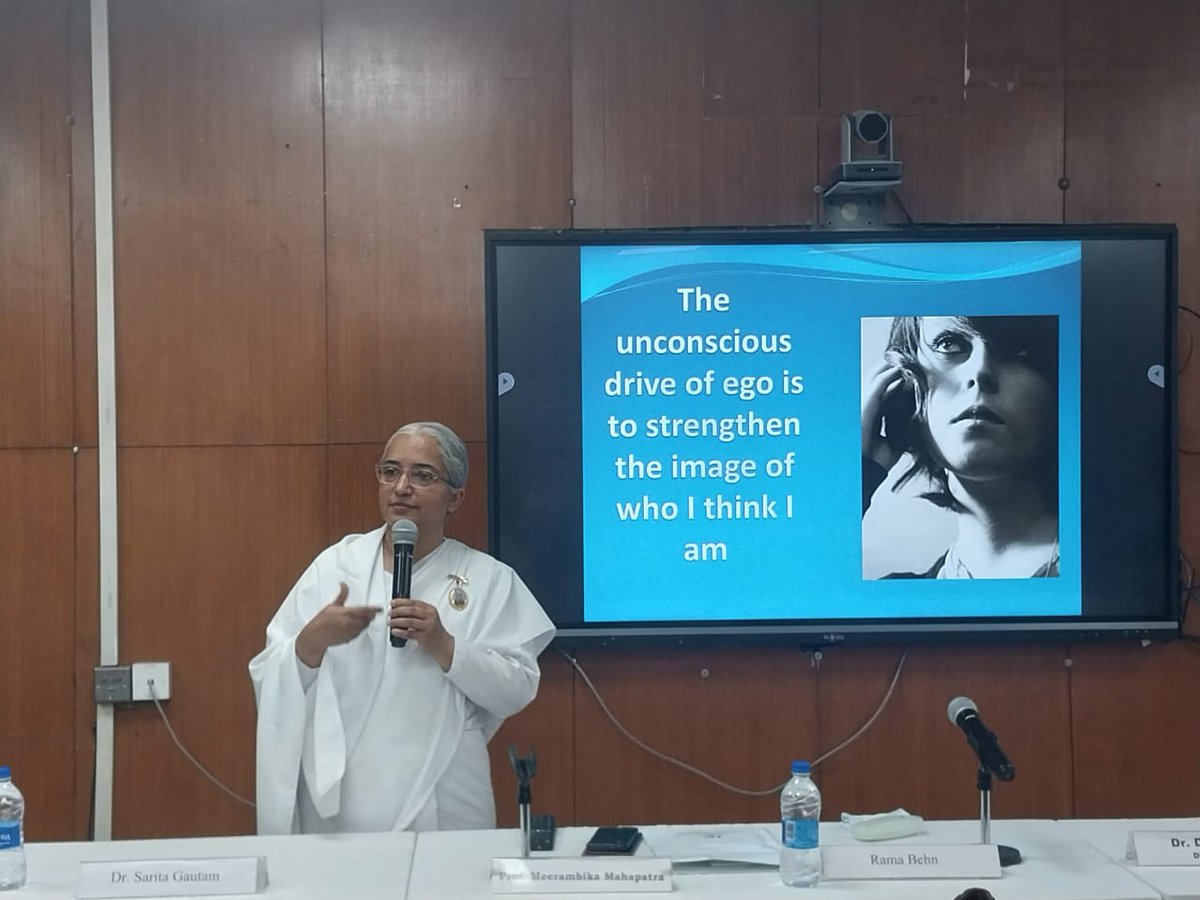 NIHFWofficial's tweet photo. 12 Nov'24 NIHFW inaugurated Training Course on Soft Skills for health workers! Rama behn from Brahmakumari &amp;Dr Dheeraj Shah shared their valuable insights. Course designed by NIHFW team, including Prof. Mahapatro, Dr. Sarita &amp; Dr. Monika aims to enhance empathy &amp;communication. https://t.co/mdm2YpKBLe