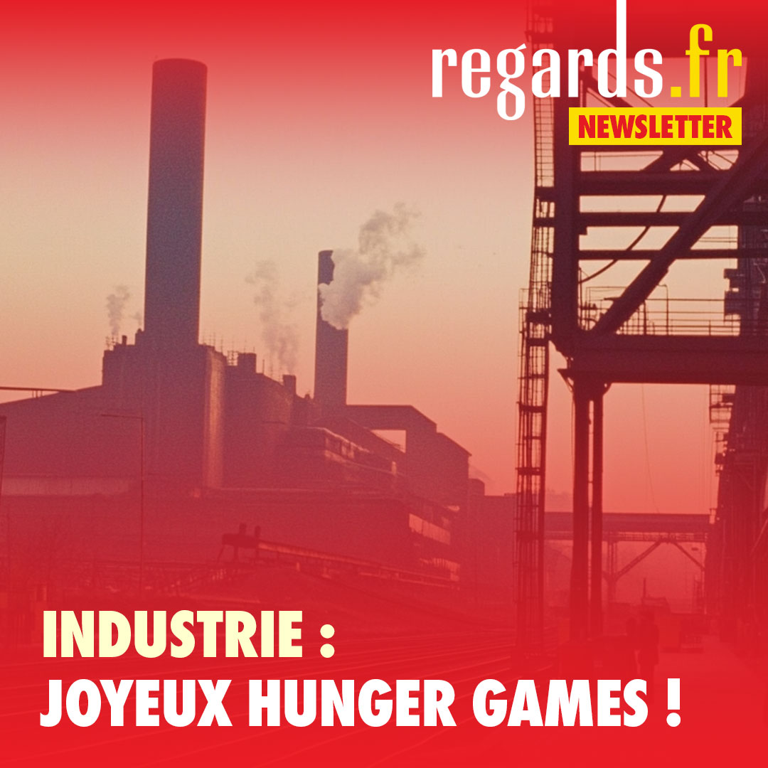 LA LETTRE DU 12 NOVEMBRE 📨
Industrie : joyeux Hunger Games ! 🏭🎯

FASCISTE DU JOUR 🤮
Smotrich est entré dans Paris 🇮🇱🇫🇷

🚨 Abonnez-vous à notre lettre !
👉 regards.fr/la-lettre-du-1…