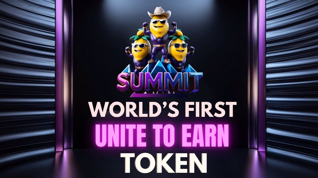 summitofficial2's tweet photo. 🚀 Introducing Summit: The world’s first Unite-to-Earn token! 🌐

Join the movement where engagement meets rewards. Be part of a revolutionary, community-driven experience in the crypto space! 🌍💰

🔗 https://t.co/k8ISAQAIvO

#SummitToken #UniteToEarn #CryptoRevolution #CommunityDriven #JoinTheSummit