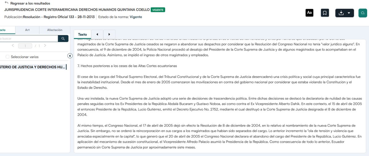 santidavid's tweet photo. Es exactamente el mismo caso que ocurrió #ConLucio: en 2005, Lucio se auto-atribuyó capacidad de clausurar la @CorteNacional, lo hizo mediante decreto ejecutivo 2752 de 15 de abril de 2005.
El legislativo declaró abandonado el cargo de Presidente el 20 abril y posesionó a Palacio https://t.co/ltxGf5VLGu