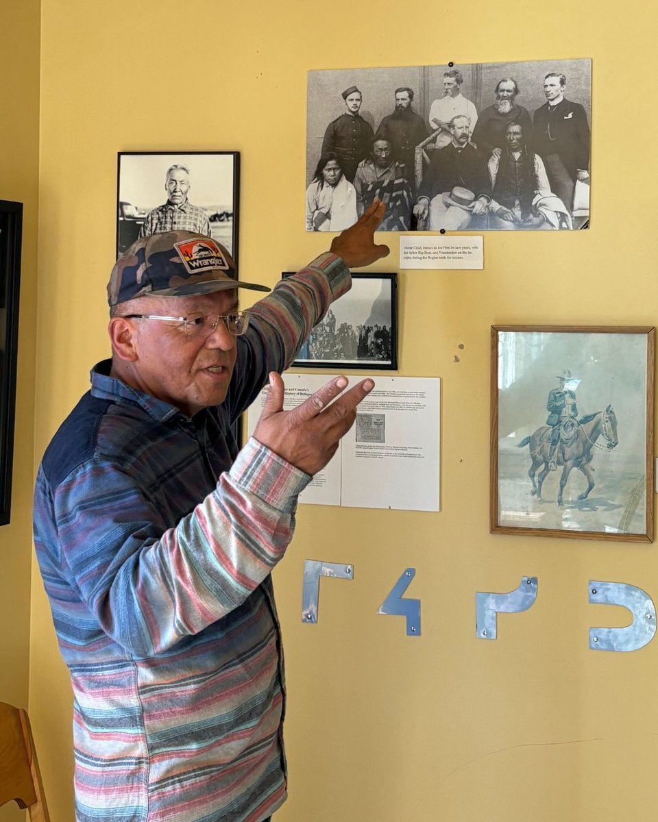 FNHSSM_research's tweet photo. Have you heard of a FN archive? 
Our team visited the Poundmaker Museum &amp; Gallery to learn about their grassroots approach to archiving. By incorporating ceremony and encouraging the use of artifacts, they’re sharing their Nation’s history with future generations. https://t.co/WkH8CMgoNJ