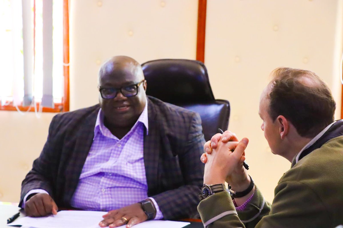 WRTIKenya's tweet photo. Earlier today, @WRTIKenya Director Dr Patrick Omondi hosted a team from the  Zoological Society of London (ZSL) led by the Director of Conservation and Policy Dr Andrew Terry and ZSL-Kenya Country Director, Gurveena Ghataure. 

They had a fruitful engagement in areas of collaboration and partnership in wildlife research and training. 

Dr Omondi highlighted the Institute’s mandate in coordinating wildlife research in support of evidence-based policymaking.  

He further noted that the ongoing establishment of the National Wildlife Database will support data storage and retrieval for informed decision-making. 

Dr Andrew underscored the rich legacy of ZSL in conservation and their new strategic framework based on species protection, habitat recovery, training and capacity building, and creating change.

 ZSL has been engaged in wildlife conservation programs in Kenya including the monitoring of wild dogs and cheetahs. 

The two institutions are partnering in several projects including a planned international training for wildlife veterinary experts and a capacity-building program for Wildlife rangers.

In attendance were Deputy Director-Training Dr Roselyn Onyuro,  Senior Principal Research Scientist Dr Francis Gakuya and Principal Research Scientist Dr Joseph Mukeka.