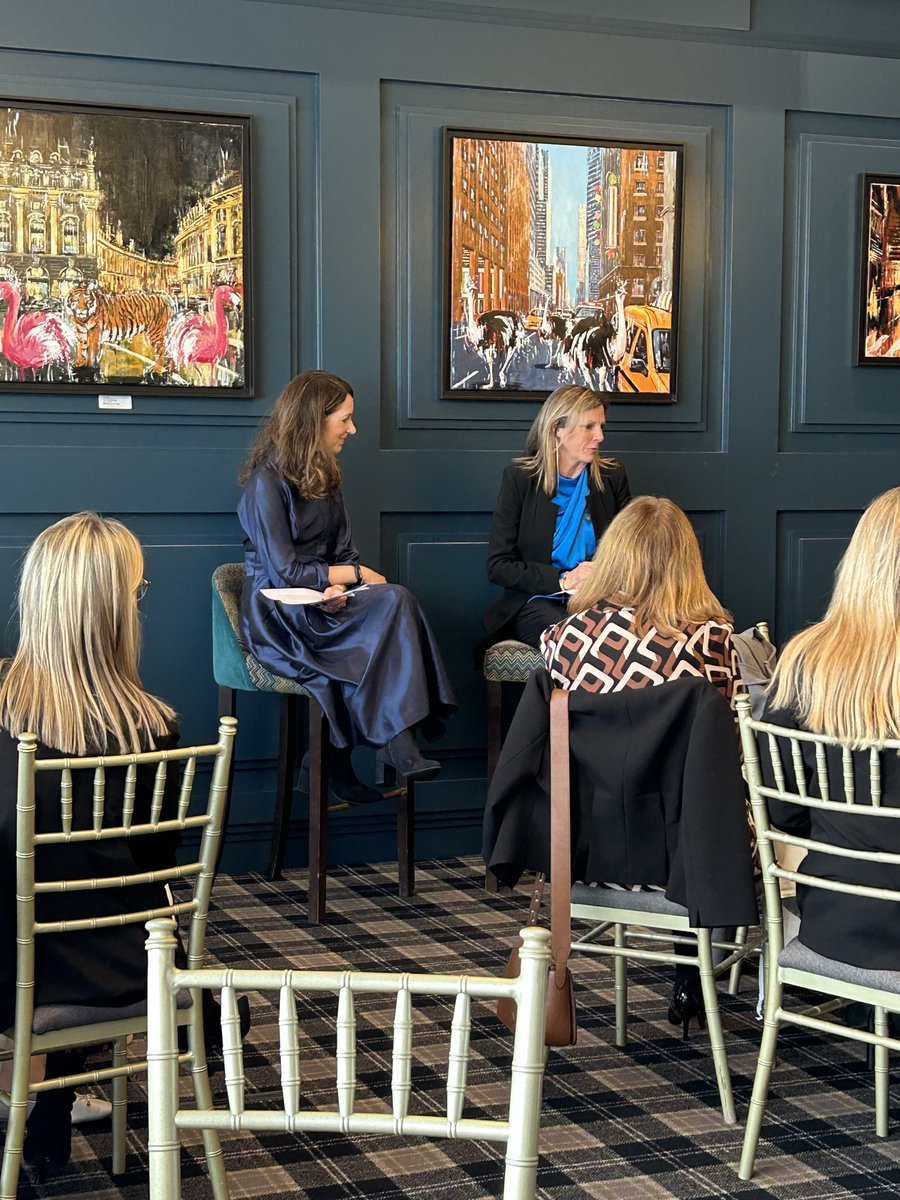 Delighted to be ⁦<a href="/MontenotteH/">The Montenotte</a>⁩ for ⁦<a href="/PwCIreland/">PwC Ireland</a>⁩ #Cork women in sustainability conversation with ⁦<a href="/vcummins24/">Val Cummins</a>⁩ ⁦<a href="/NicolaQuinn11/">Nicola Quinn</a>⁩ &amp; ⁦<a href="/PwCIreland/">PwC Ireland</a>⁩ Sinead Kelly. Very interesting discussion about the future in a turbulent world.