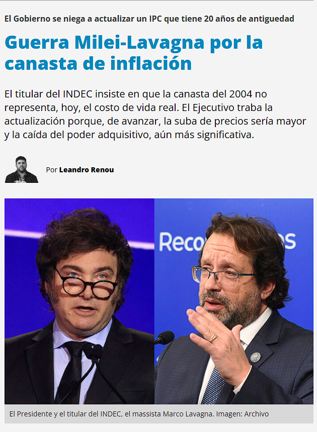 MorenoVuelve's tweet photo. Hoy el INDEC publica la inflación de octubre

Marco Lavagna, director del INDEC, dice que la fórmula que se está usando no representa fielmente la inflación real

Milei no la quiere cambiar

A Moreno lo volvieron loco por esto durante 20 años

Moreno siempre tuvo razón
Hoy 19hs https://t.co/4wQWef3lh7