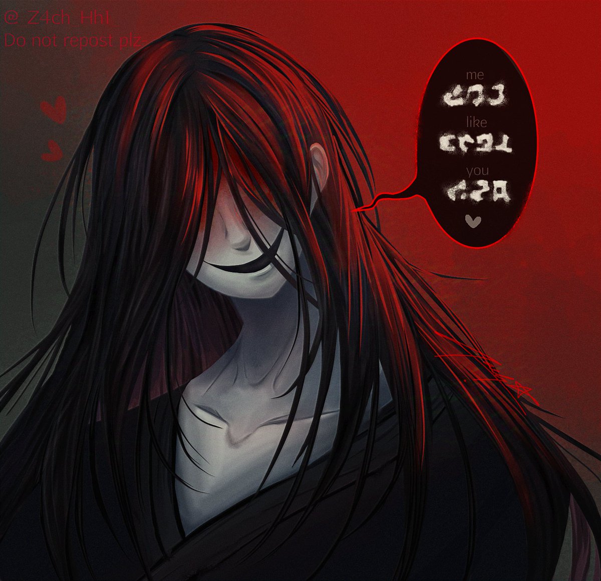 🫀
.
.
.
Meet my new fixation—Mr. GreatestGiverofHeadpats.
#文字化化_art/#文字化化/#Homicipher