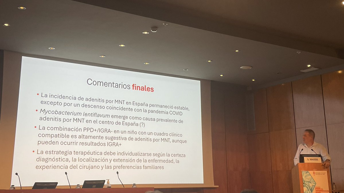 UITB (@tb_uitb) on Twitter photo Antoni Noguera de <a href="/SJDbarcelona_es/">Hospital Sant Joan de Déu Barcelona ES</a> presenta el análisis de una cohorte infantil de adenitis por micobacterias no tuberculosas. #TB24 Antoni Noguera de <a href="/SJDbarcelona_es/">Hospital Sant Joan de Déu Barcelona ES</a> presenta el análisis de una cohorte infantil de adenitis por micobacterias no tuberculosas. #TB24