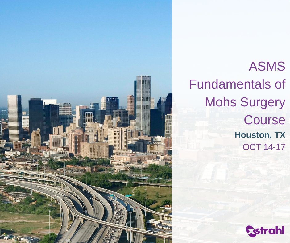 Xstrahl will be at the ASMS Fundamentals of Mohs Surgery Course this week. If you’re here in Houston, come join us to learn more about Radiant Aura, the smallest, office-based radiation therapy device for dermatology practices.

xstrahl.com/asms_houston20…

#ASMS #dermatology #nmsc