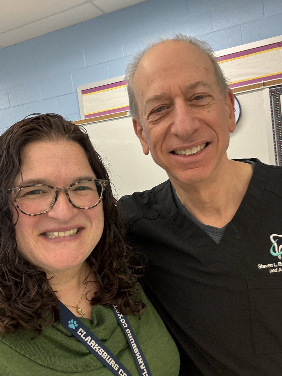 eyes4tech's tweet image. My ASL 3 students heard from my dentist, Dr. Rattner, about his educational background and how he runs his practice. He shared in voice and sign and talked about different experiences as we start a new unit about work and accessibility.
@MCPSWorldLang @Cburg_Coyotes