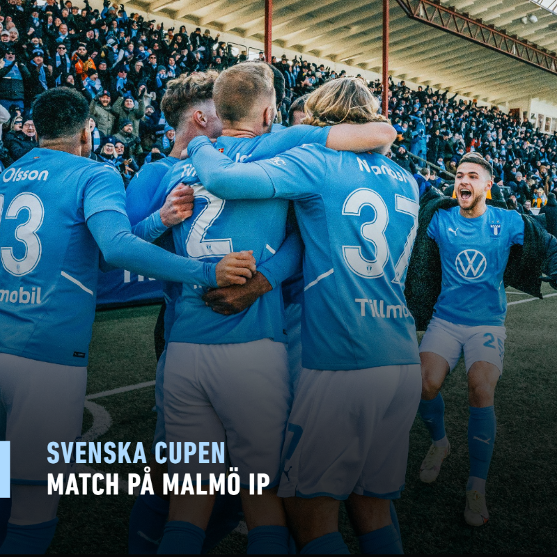 Malmo_FF's tweet photo. Bortamatchen mot Torslanda IK i Svenska Cupens andra omgång kommer att spelas på Malmö IP.

📅 1 december, med avspark kl 13.00.  

🎟️ Biljetter släpps i två omgångar: 
Via Mitt MFF den 13 november kl 11.00. 
Allmänt släpp den 15 november kl 13.00.