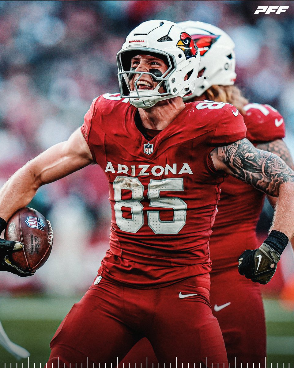 PFF_Fantasy's tweet photo. Most Targets Without a Drop this Season: 

🔥 Trey McBride - 61 https://t.co/fSLOKAEjzV