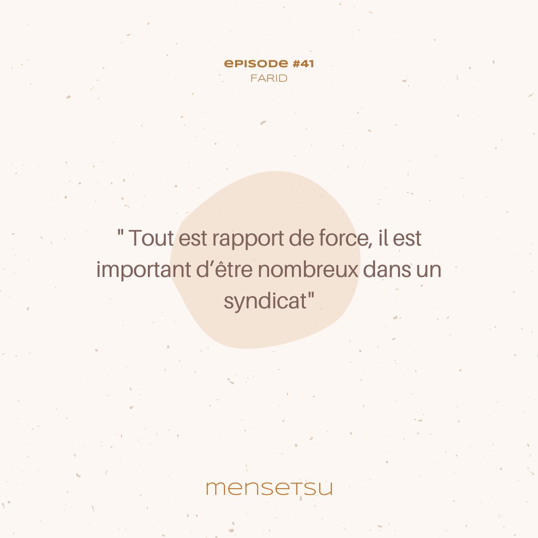 Voici Mensetsu 41 avec Farid qui nous parle de sa reconversion en #agriculteur à #tottori ainsi que de ses expériences en #syndicalisme . 

🎙️podkyast.com/2024/11/12/men…

N'hésitez pas à liker et RT un maximum ! Le partage donne de la visibilité 🙇🏻‍♂️

#Japon #Podcast #voyage #Syndicat