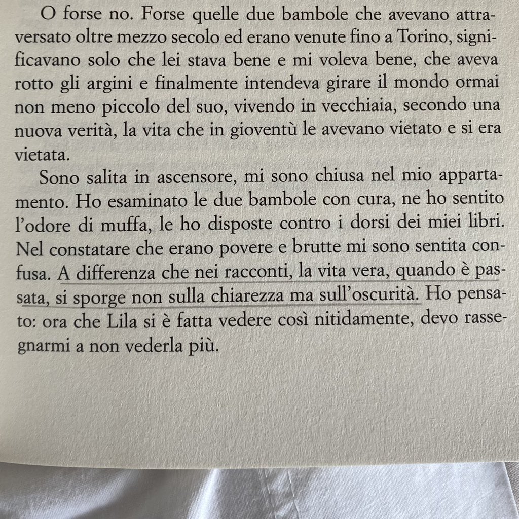 printempsdesens's tweet photo. Storia della bambina perduta – Elena Ferrante https://t.co/NUcqJtq4kV