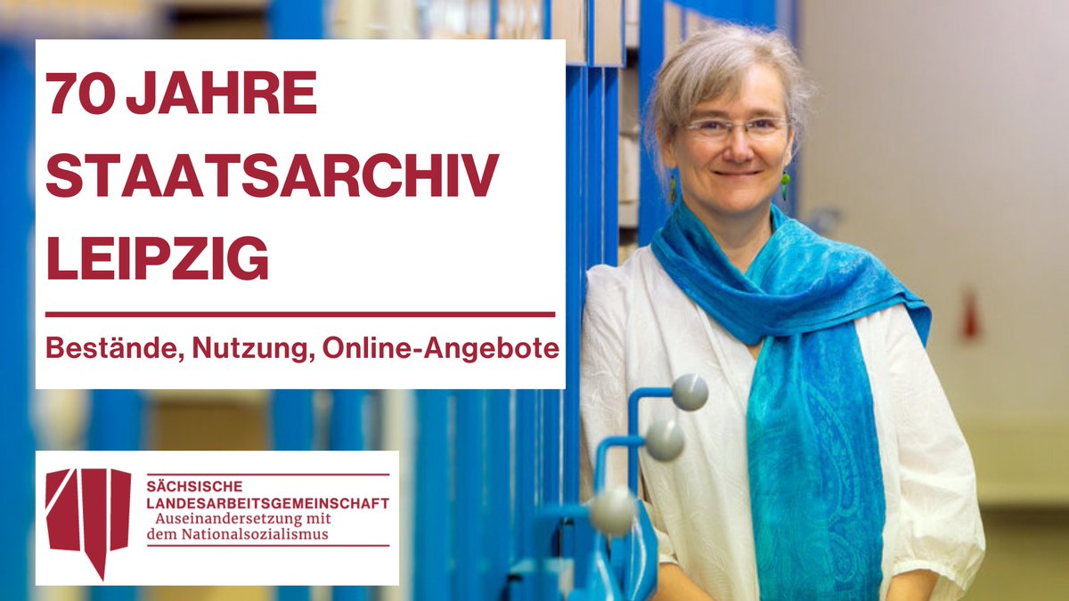 Am 28.11. um 16:30 Uhr gibt Thekla Kluttig online einen Einblick in die Archivnutzung des Staatsarchivs Leipzig und stellt Recherchemöglichkeiten sowie Bestände vor.

Der Link zur Veranstaltung wird rechtzeitig auf unserer Website veröffentlicht.
