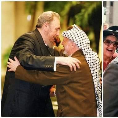 #FreePalestine 
A 20 años de su desaparición física, el pensamiento y el legado del líder Palestino Yasser Arafat acompaña a ese noble pueblo en su lucha por la independencia. 
Un buen amigo de Cuba y de Fidel.