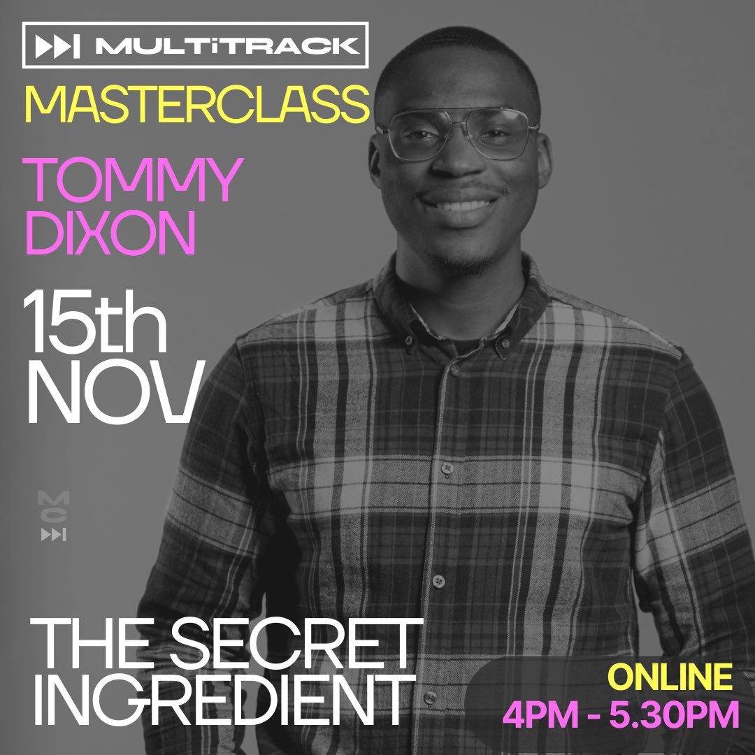Our next masterclass is on Friday! 
How can your personal experiences and authentic connections (aka your secret ingredient!) help explore subjects? 

Join <a href="/MrTDixon_/">Tommy Dixon</a> to find out. This coming Friday 15th November online at 4pm. 

tinyurl.com/4uudcfzb