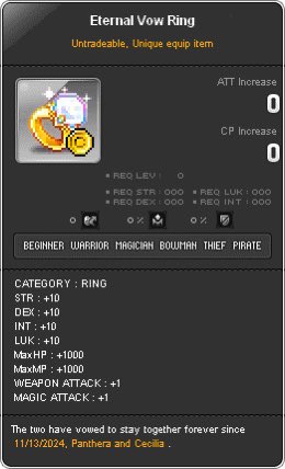 Maplestory Wedding Rings
