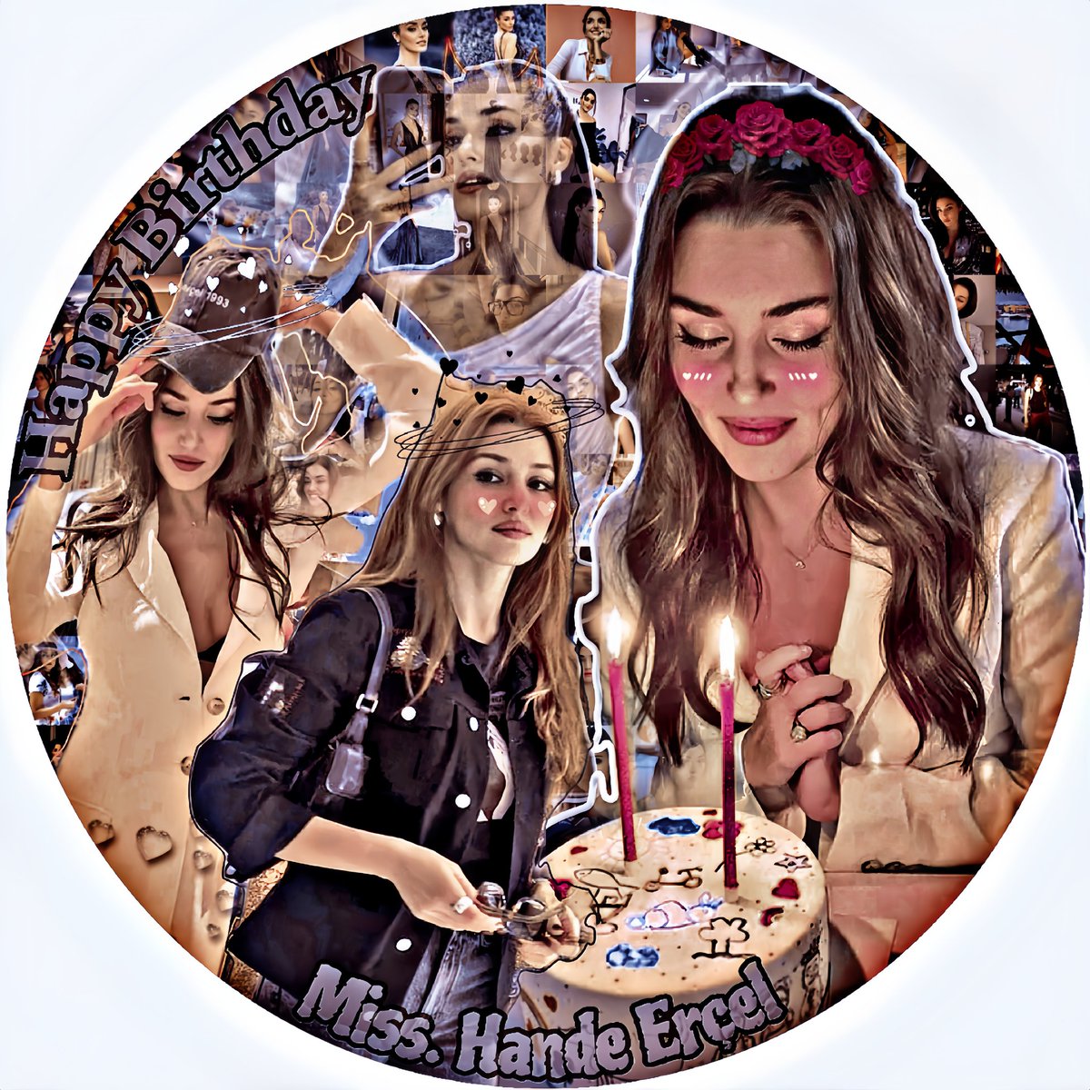 Hande Ercel Birthday dp , take screenshot and set your profile .

I know that there are still a few days left for Hande Ercel's birthday, but we will start celebrating from today itself by putting up birthday dp, 😉

Editing By Me 🫶 <a href="/hayatmuratbd/">Burak Deniz Superstar 💫</a>

<a href="/HandeErcel/">Hande Erçel</a>