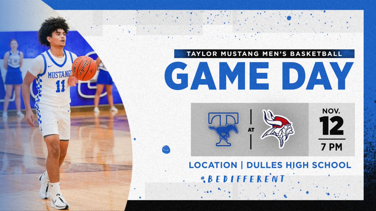It's GAME DAY!  Your Mustangs open the season on the road against the Dulles Vikings. 9A and Sophomores kick things off at 4, followed by 9B and JV at 5:30. Varsity closes the night with tip time set for 7. Time for the first <a href="/Mustang_Mob/">Mustang Mob</a> road trip! #BEDIFFERENT