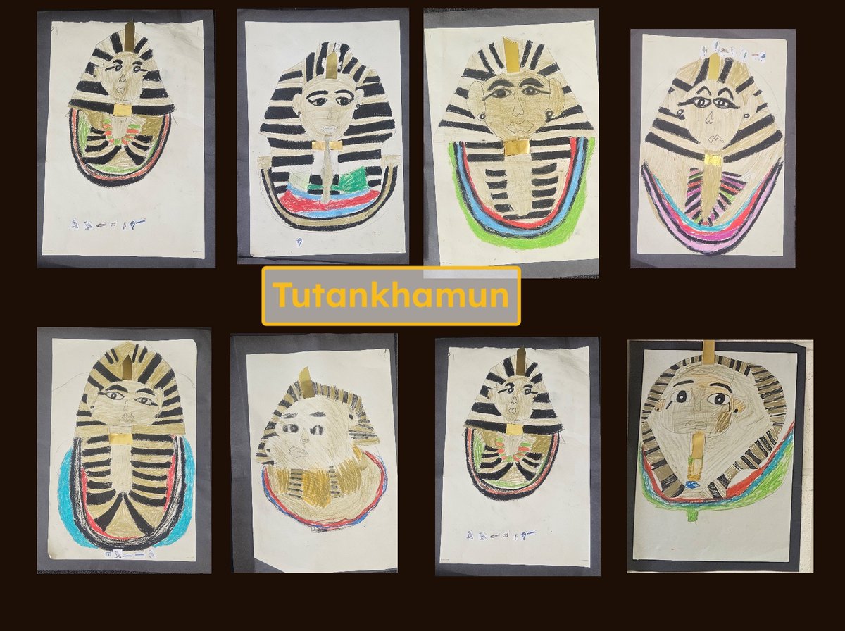 P3a and Mrs Sharp want to share this fantastic art work which they have completed! This is all part of their amazing topic on Egypt #Procedural #freehand #perspective #design #Giza #Pyramids