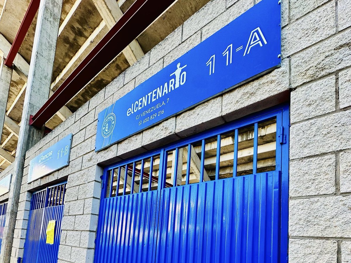 🏟️💙❤️ ¡Nuestro patrocinador <a href="/ElCentenarioEs/">El Centenario 🥩🇺🇾</a> ya tiene asignada su puerta en el Francisco de la Hera para daros la bienvenida al templo!