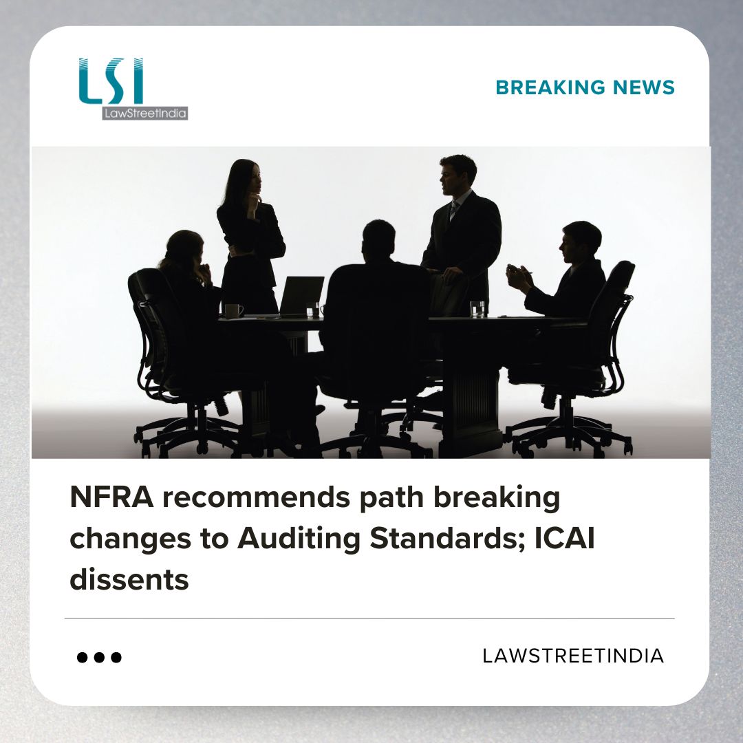 Taxsutra's tweet image. NFRA, post its two days Board meeting, approves revised SA 600 on lines of global Standard ISA 600, with some minor contextual changes...

Read more on the NFRA Press Note &amp;gt;&amp;gt; buff.ly/4erpVK0 

#LawStreetIndia #LSI #Taxsutra #tax #NFRA #standardsonaudit #audit #SA #ISA