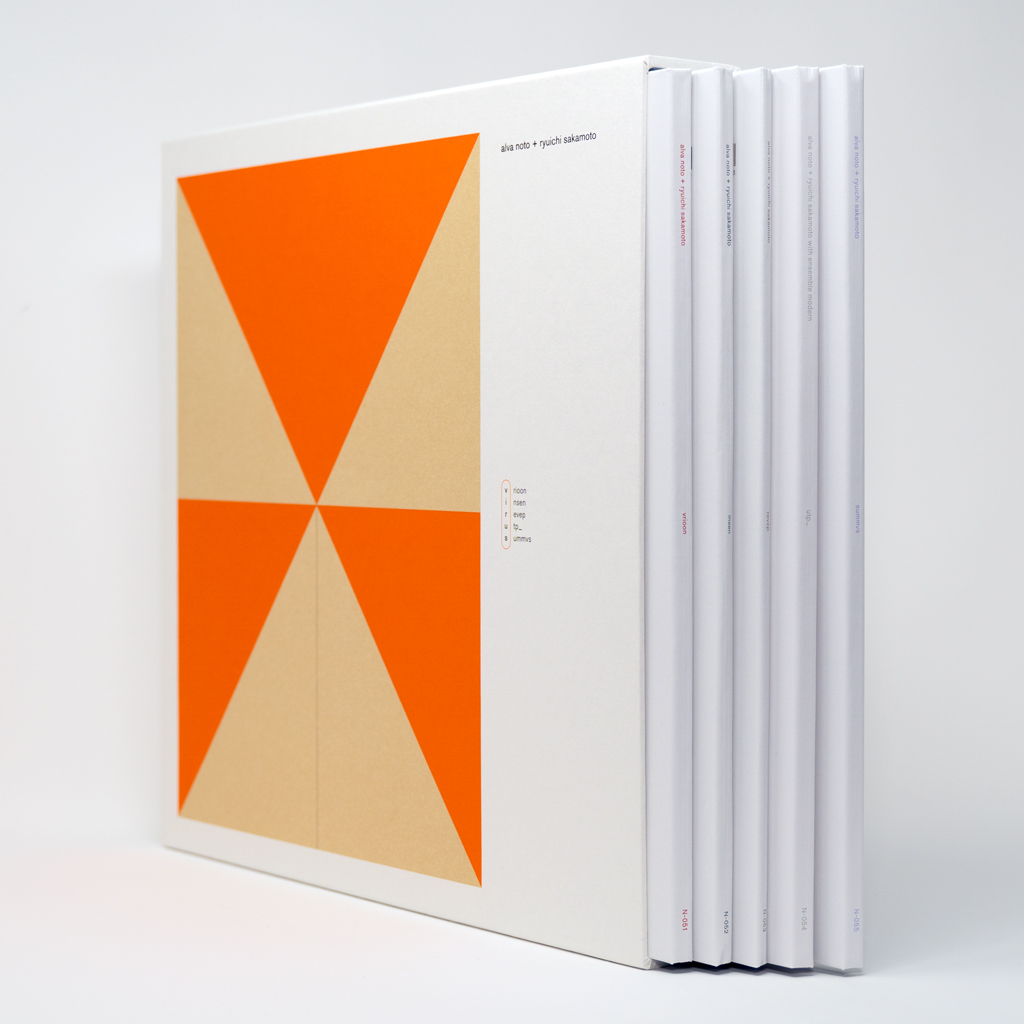 alvanoto's tweet photo. N-050S . ALVA NOTO + RYUICHI SAKAMOTO . V.I.R.U.S. BOX SET (WITH 5 ALBUMS) 

· https://t.co/RVntyE8dyf

FORMAT: CD BOX SET, VINYL BOX SET
RELEASE DATE: 29 NOVEMBER 2024

#notoninfo @ryuichisakamoto #alvanoto https://t.co/2YcZh1j6xF