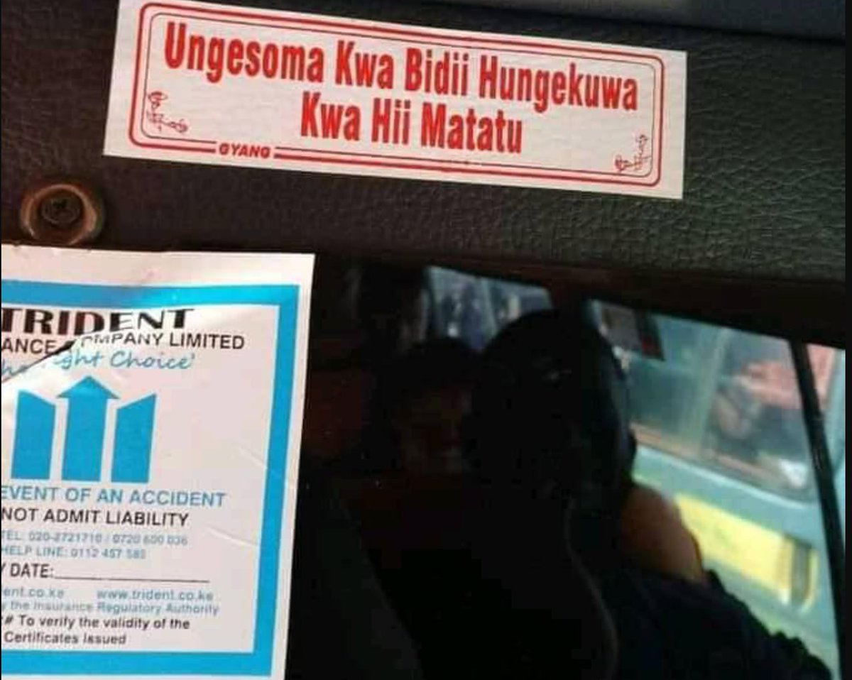We feed these guys, and now they are here spewing all manner of realities! Hii wamekuja na thorax sana! Nonsense!