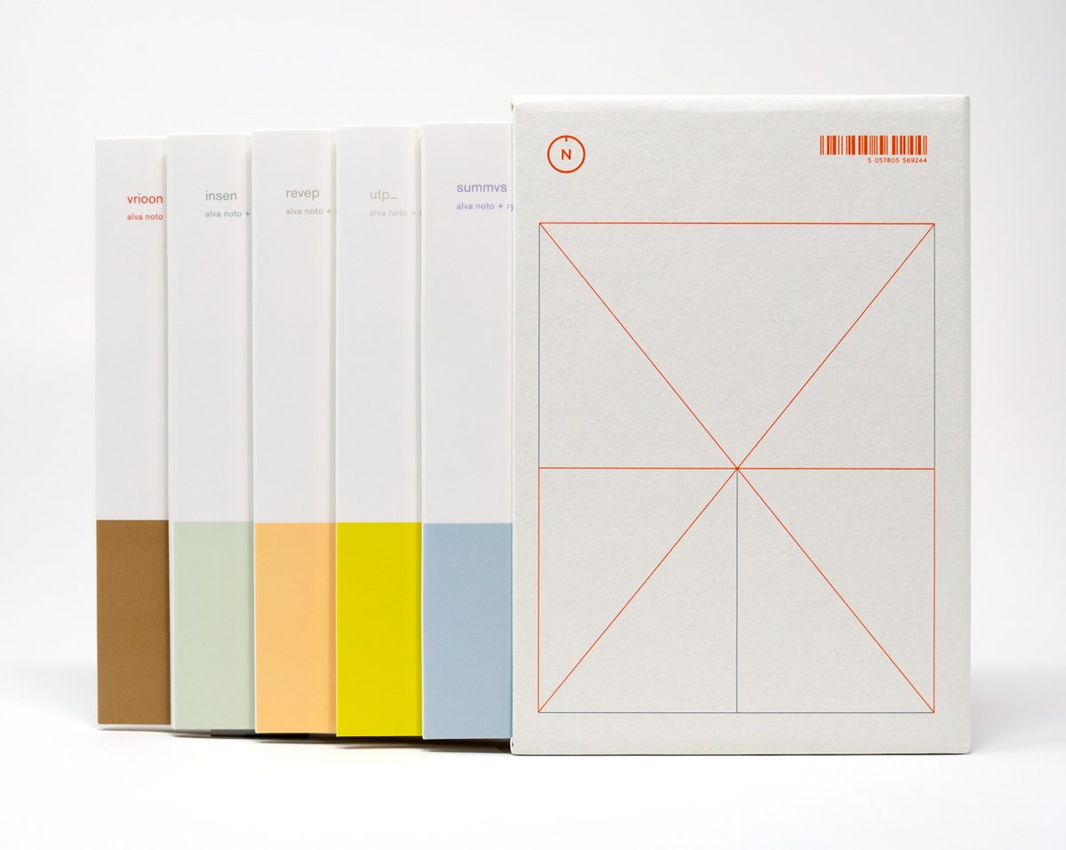 alvanoto's tweet photo. N-050S . ALVA NOTO + RYUICHI SAKAMOTO . V.I.R.U.S. BOX SET (WITH 5 ALBUMS) 

· https://t.co/RVntyE8dyf

FORMAT: CD BOX SET, VINYL BOX SET
RELEASE DATE: 29 NOVEMBER 2024

#notoninfo @ryuichisakamoto #alvanoto https://t.co/2YcZh1j6xF