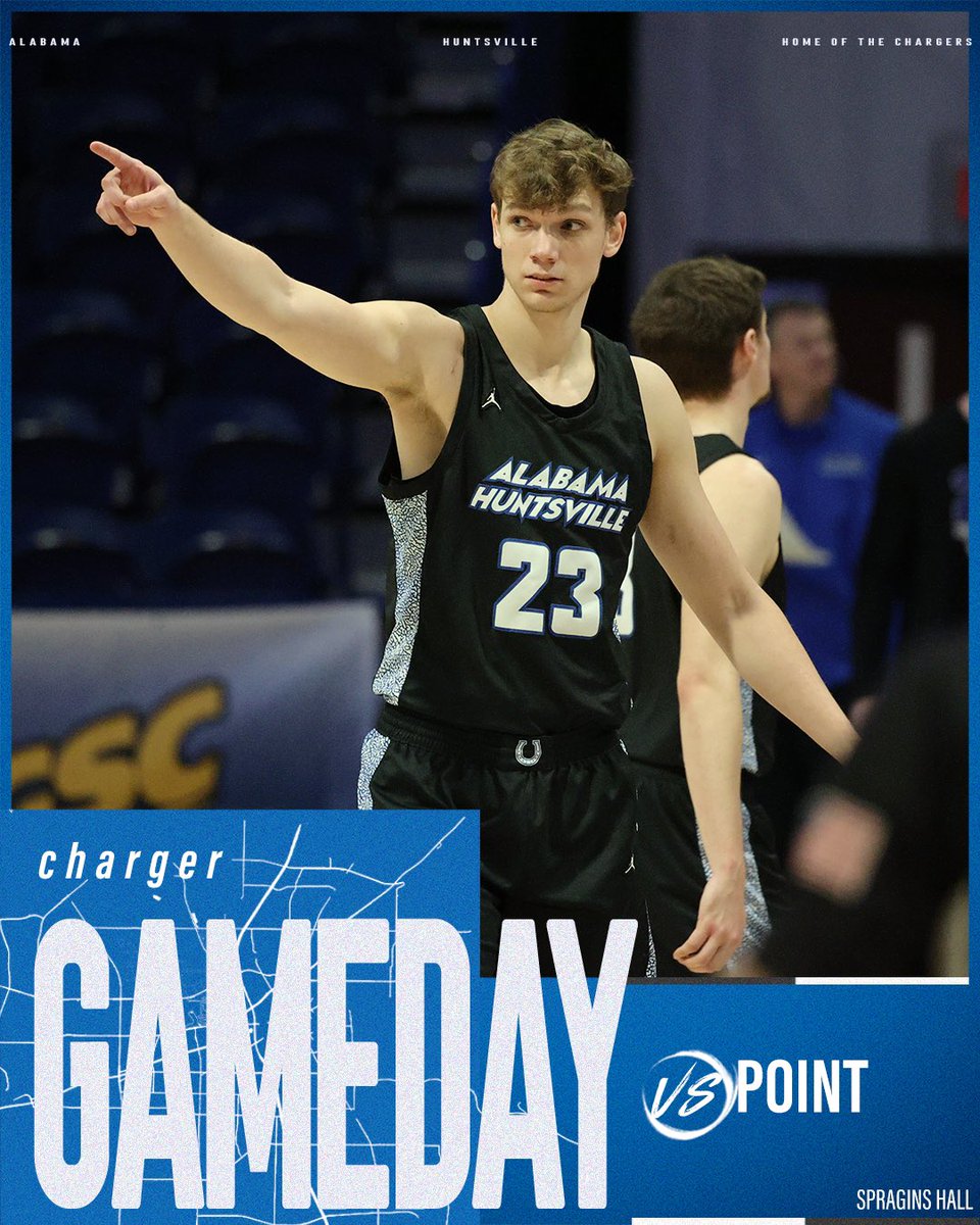 GAME DAY ‼️‼️

🆚Point 
📍Huntsville,AL
🏟️Kelly Court at Spragins Hall 
📺 FloSports 
📻 97.7 The Zone 
⏰ 6:30pm(CST)