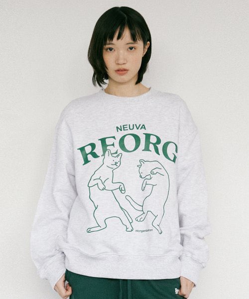 Octoberstuff's tweet photo. REORG DANCING CATS PRINTING SWEATSHIRTS WHITE GRAY น้องแมวสกรีนเขียวน่ารักมาก สายน้องเมี๊ยวตัองจัดแล้ว 
♡9/10 Size : อก 48 ยาว 24 Price : 350 บาท ส่งฟรี #สเวตเตอร์เกาหลี #สเวเตอร์เกาหลีมือสอง #ตลาดนัดBUS #พรีออร์เดอร์เกาหลี #ส่งต่อเสื้อผ้ามือสอง #reorg https://t.co/ixR2NcBrlm