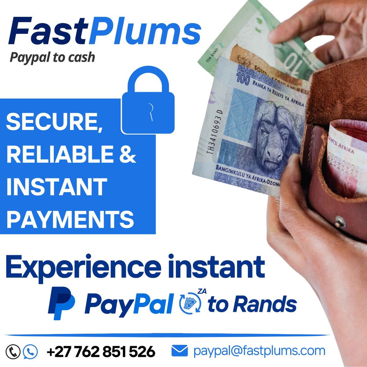fastplumsza's tweet photo. Fast PayPal to Rands conversion in South Africa https://t.co/2sep9eaUot
