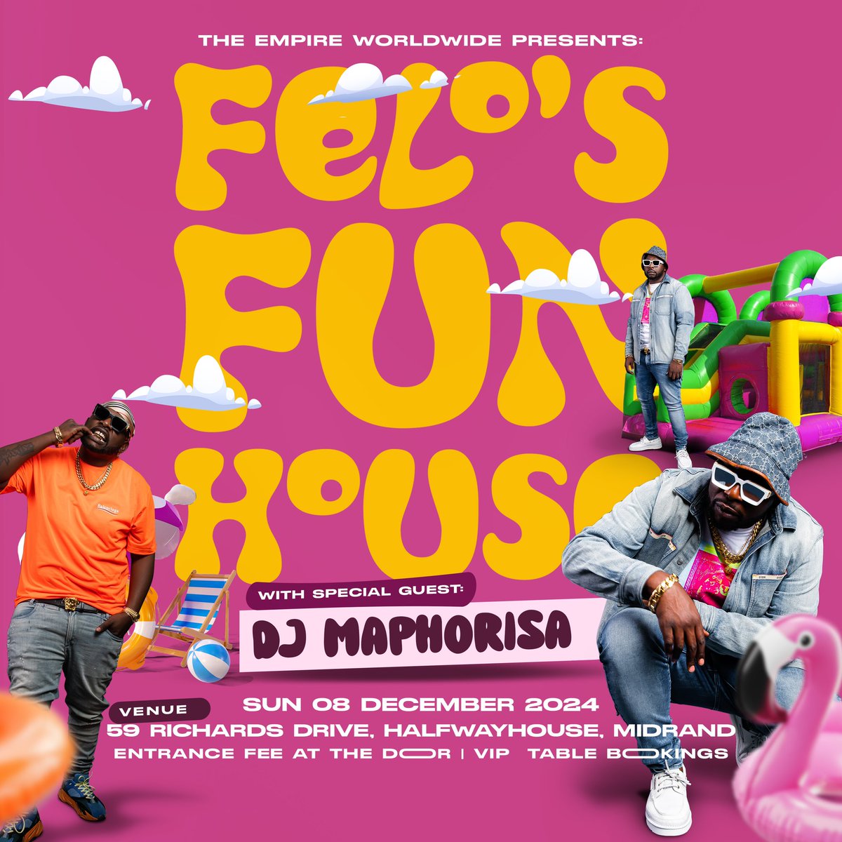 OriginalGumz's tweet photo. 1 of our special guests for the day, at #FelosFunHouse is none other than Leemckrazy 🥳💃🏾🔥

Grab those tickets while they’re still hot! 
https://t.co/bemUi2I1I3 https://t.co/x2aVeTDrJN