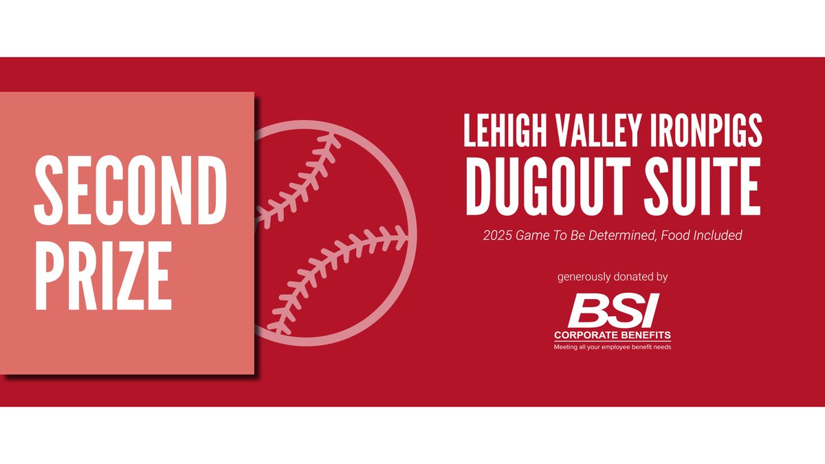 UnitedWayGLV's tweet photo. HOME RUN! Looking for the chance to WIN @@IronPigs dugout suite tickets? Generously donated by @BSICorporate, here is your chance ⚾
Learn more about this year's #IncentivePrizes & how to enter: https://t.co/EW2zS88JXV 🔗 Oink on! #LIVEUNITED #GiveToWin https://t.co/2z6sQAWwCb