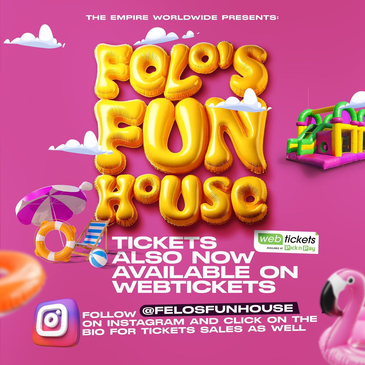 Life_With_Munch's tweet photo. A little razzle dazzle at #felosfunhouse sounds a good idea to me. 

Get your tickets here 🖇️ https://t.co/ttX7jfJc33

And make your house to 59 Richards Drive Halfway House for some day time fun! https://t.co/ERv6dzU6fS