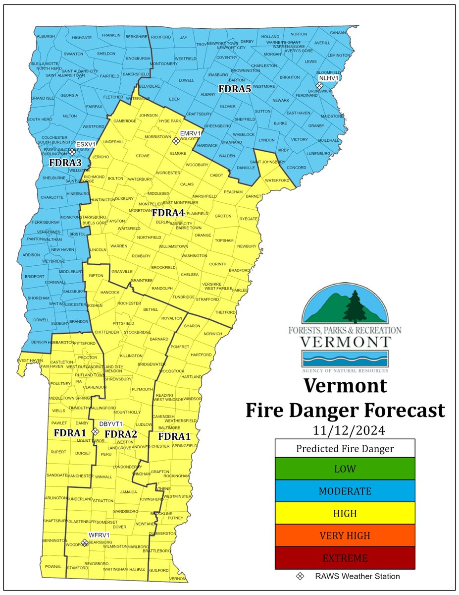vermontfpr's tweet photo. Fire Danger remains high in parts of Vermont.

Follow debris burning restrictions. 

#OnlyYou can prevent forest fires. https://t.co/KcYKR4KklQ