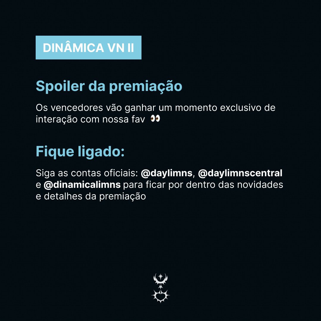 dinamicalimns's tweet photo. Atenção, pessoal! Aqui estão as infos para você embarcar de vez nessa nova era com a Dinâmica de VNII! ✨  Prepare-se para algo incrível! 🔮

Siga as instruções e aguarde o contato da nossa equipe! 

https://t.co/zyQrZ9XAmm https://t.co/B6n9e206Ll