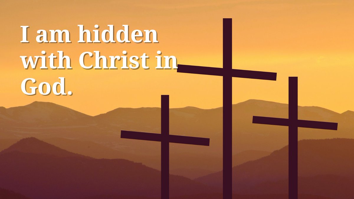 SanJoseCofCJax's tweet photo. For you died, and your life is now hidden with Christ in God.
Colossians 3:3
#TrueIdentity #IAmSecure #WhoAmIInChrist #HiddenWithChristInGod #SanJoseChurchOfChrist https://t.co/Jvu8dDYUwe